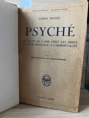 Rohde psyché culte de - e,
