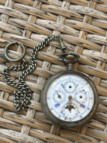 Montre gousset quantième - montre, À