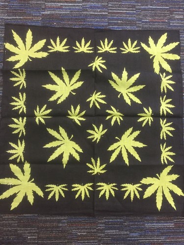 Motif feuille mauve bandana - motif,