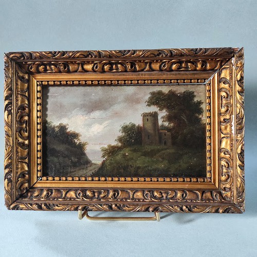 Paysage tour tableau - paysage, à