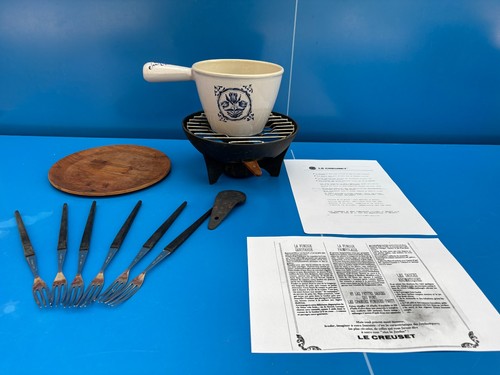 Creuset service fondue - service,