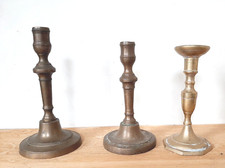 lot de 3 Bougeoirs Anciens En