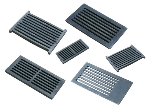 Grille angle cheminée - d'angle,