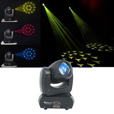 Rockville Rock Beam DC DJ Club Stage Pro Moving Head Light 8 Gobos+18 Face Prism