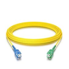 Câble Fibre Optique OS2 SC/APC-SC/UPC Monomode Simplex , LSZH, Jaune -1m-100m
