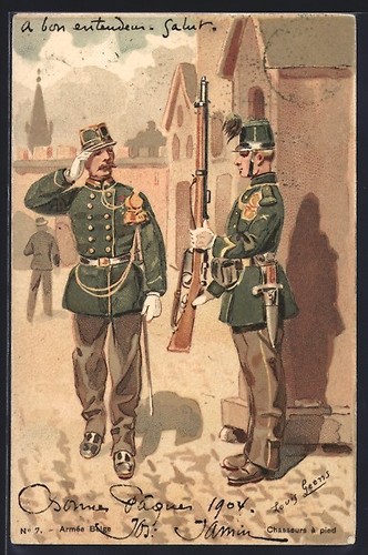 Carte postale artiste louis - carte, d'artiste