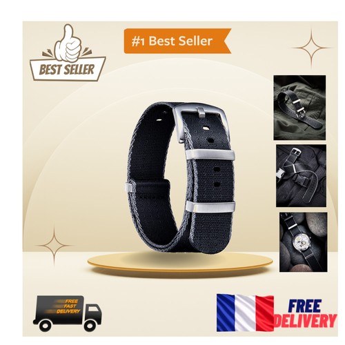 Bracelet montre nylon - de,