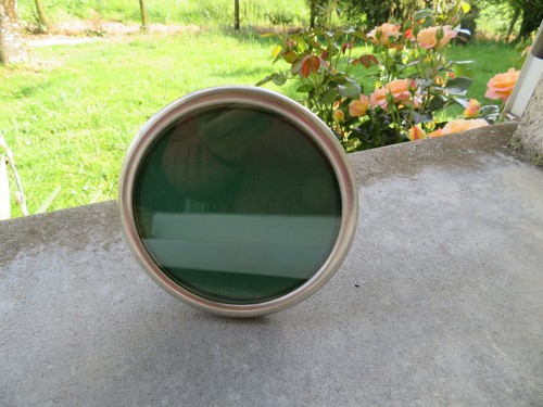 Cadre photo rond argent - photo, en