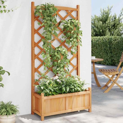 Jardinière avec treillis bac - treillis,