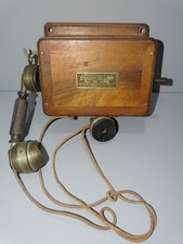 -ANCIEN TELEPHONE MURAL CAISSE
