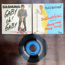 3 VINYLS 45 RPM 78/79/80 - BLONDIE / BERTRAND / BASHUNG 
