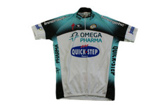 Maillot vélo rétro Quick Step Vermarc Omega Pharma UCI