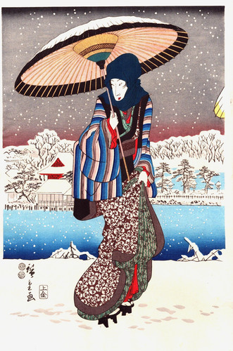 Véritable estampe japonaise - véritable,