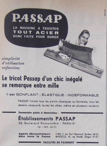 Publicité passap machine - publicitÉ,