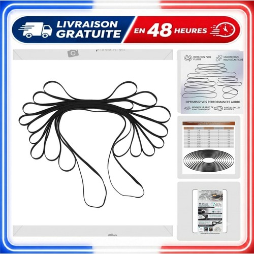 Courroie platine vinyle lot - , de