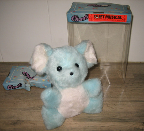 Ancienne peluche musicale - peluche,