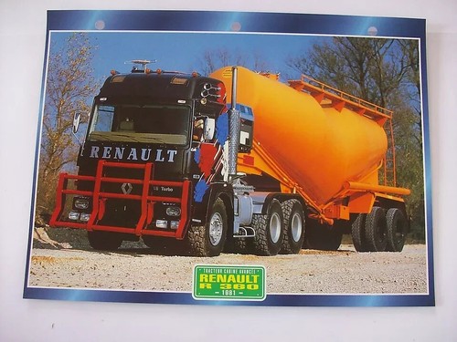 Carte fiche camion - carte, tracteur
