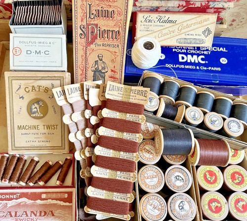 Antique haberdashery lot - lot, 11