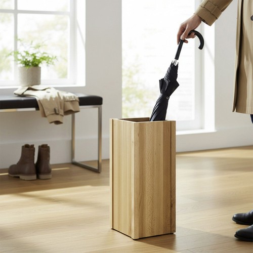 Porte parapluie bois - en,
