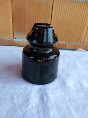 Ancien isolateur verre de - en,