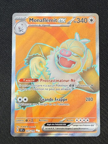 Carte pokémon monaflemit - carte, ex