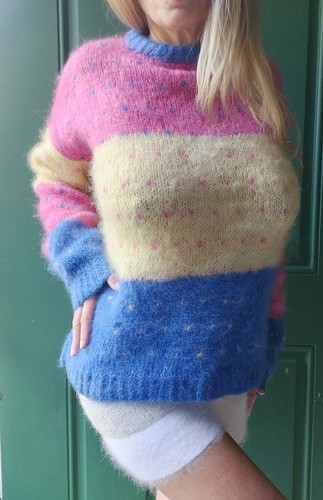 Fuzzy knitted kid - fuzzy,