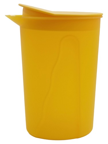 Tupperware pichet jaune avec - pichet,