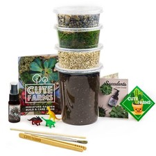 DIY Large Terrarium Kit Cute Farms - Perfect Gift for Plant Lovers