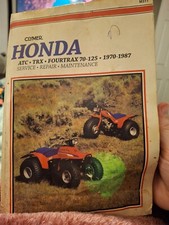 M311 Clymer Manual Honda ATC TRX Fourtrax 70-125 1970-1986 Trike Quad Book