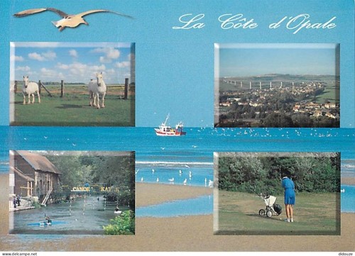 Carte postale cote - carte, 62