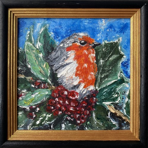 Tableau original oiseau - , art