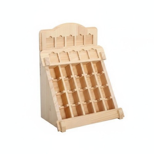 Présentoir cartes bois - présentoir,