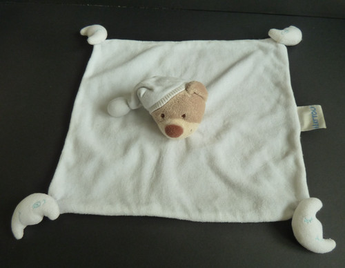Doudou plat nattou - plat, ours