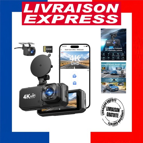 Dashcam voiture avant - dashcam, arrière