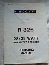 Notice Ampli Scott R326
