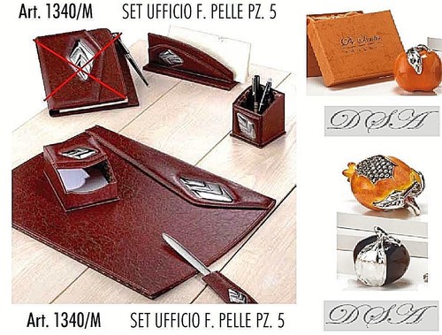 Set bureau cuir - set,