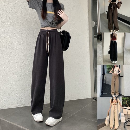 Pantalon taille haute - , velours