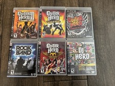 BUNDLE Guitar Hero Legends Of Rock Aerosmith World Tour Warriors Of Rock DJ PS3