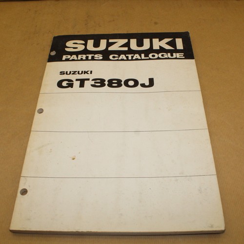 Parts list suzuki - list, 380