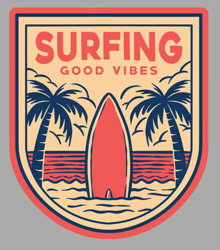 Sticker surfing sport vintage - sticker,