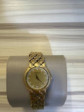 Raymond Weil Genève Ladies Quartz Gold Tone Watch – Crystal Bezel, Date Display