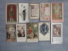 Lot de 10 images pieuses