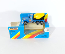Matchbox No19 Peterbilt Cement Truck Betonniere Diecast Model Toy Boxed B2.