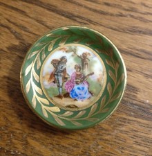 Dînette Limoges Porcelain France Miniature Plate Mini Plate Dishware