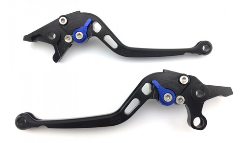 Paire leviers longs noir bleu - paire,