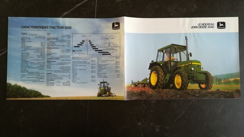 Brochure tracteur john - brochure, deere