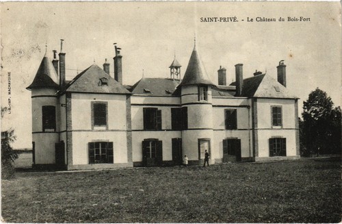 Cpa prive chateau bois - cpa, du