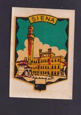 Antique Italy Luggage Tag BN185934 Hotel Siena