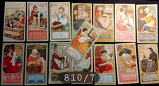 N°810/7 Lot  15 CHROMOS PUBLICITAIRES "CHOCOLAT D'AIGUEBELLE"