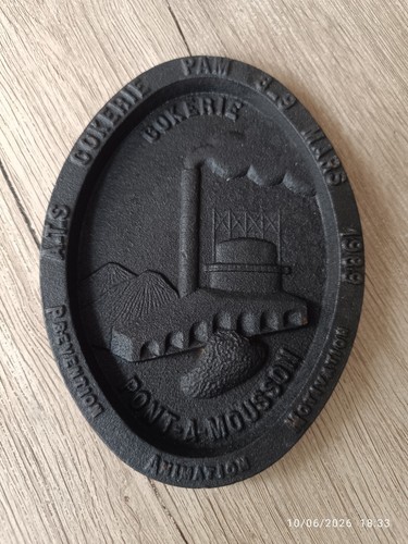 Plaque fonte ovale pam - fonte,